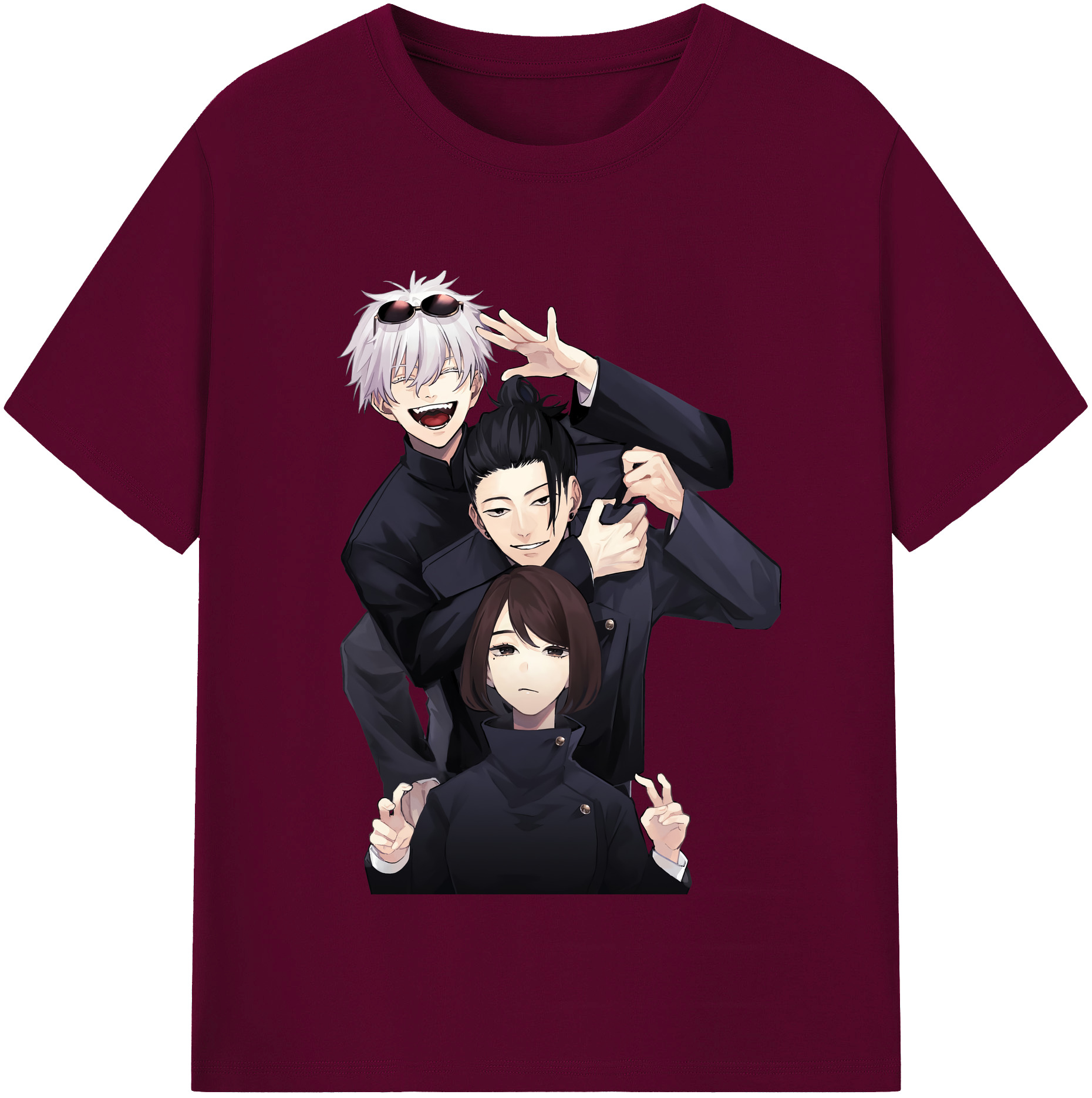 （画像用） 呪術廻戦 Jujutsu Kaisen レディースカジュアルプリントTシャツ（綿100％）